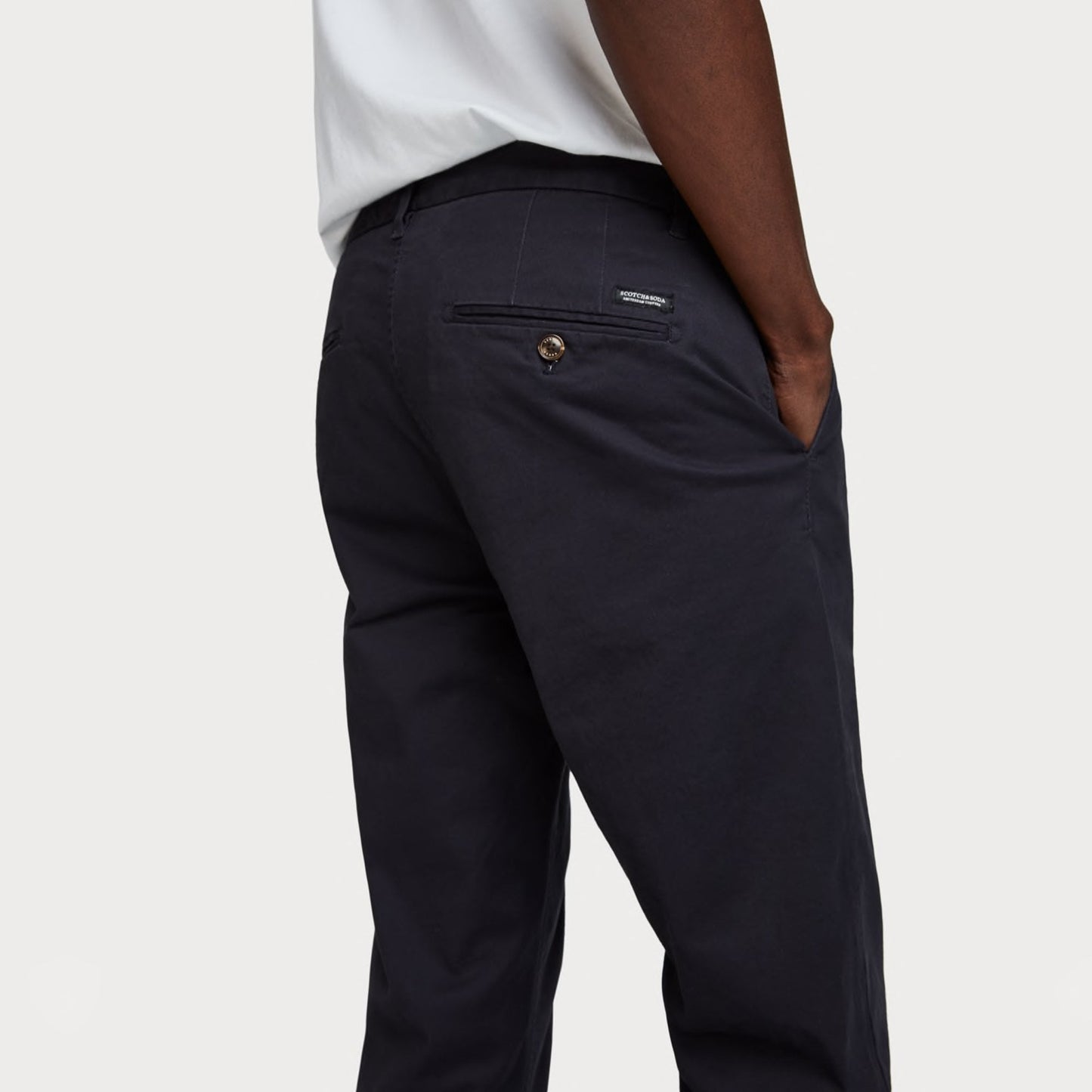 - Stuart - Stretch Cotton Chino - Navy