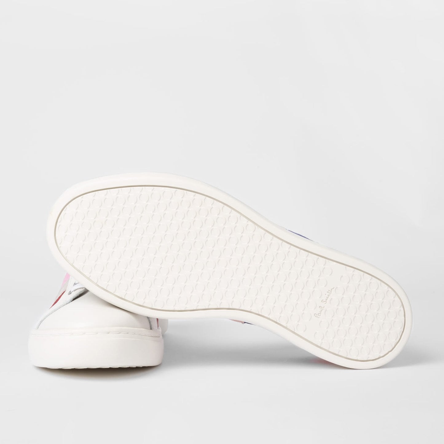 Leather Colour Block 'Lapin' Trainers - White