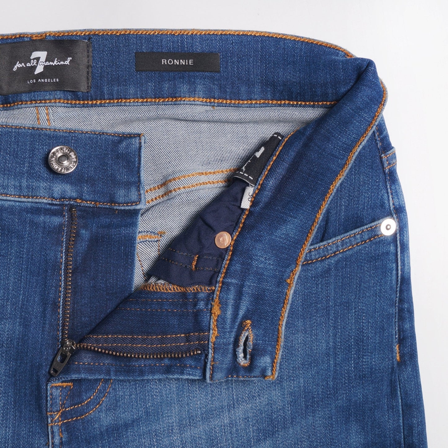 - Ronnie Stretch Tek Jeans - Battle Blue