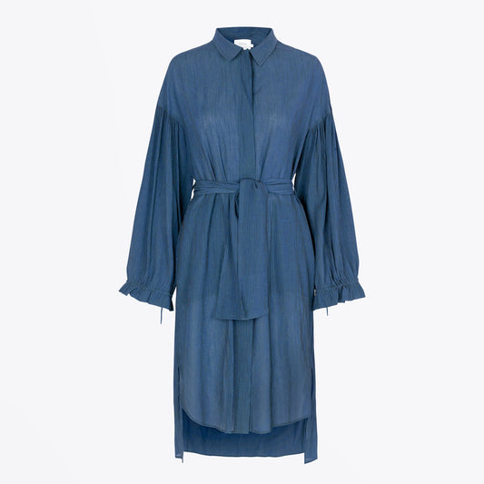 - Lynwood - Shirt Dress - Blue