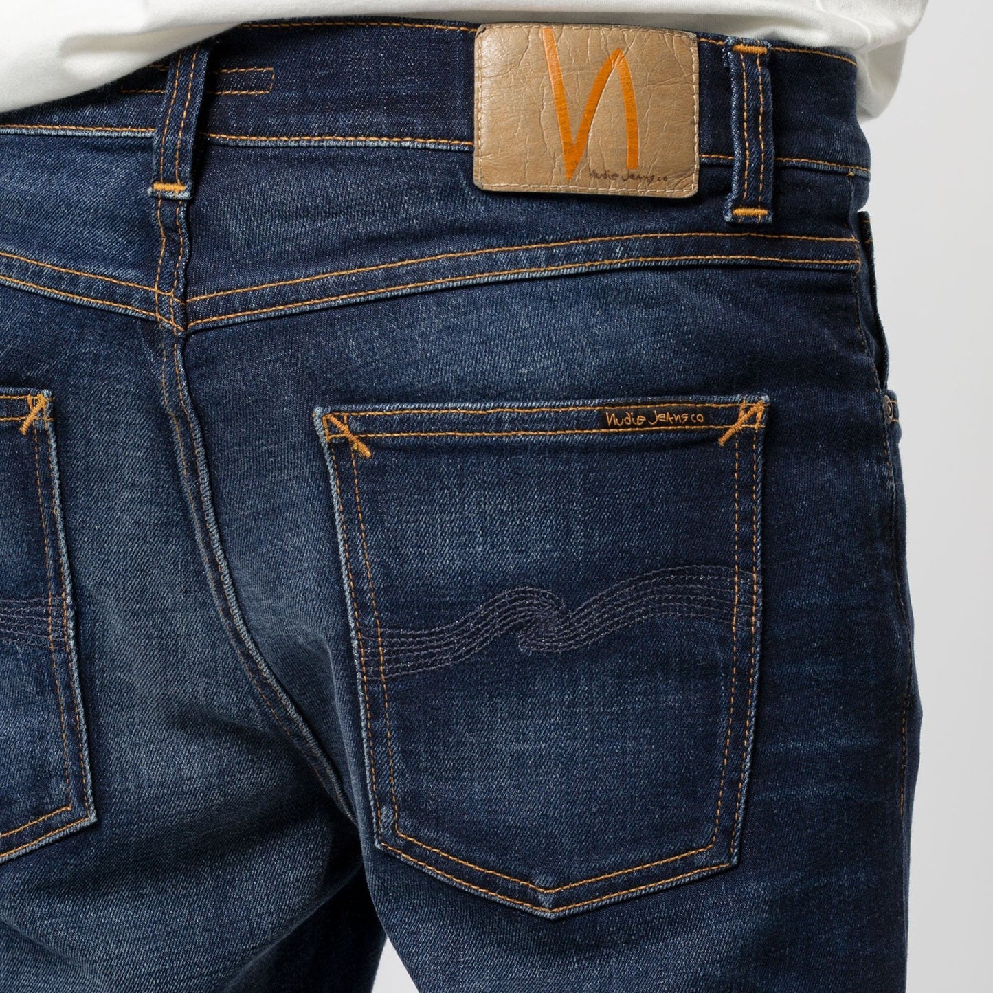 Lean Dean - Dark Deep Worn Jeans - Indigo Blue