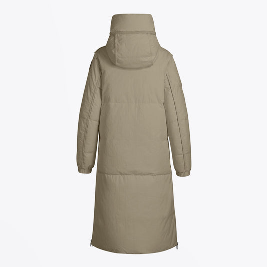 -  Reversible Sleeping Bag Parka Coat - Beige