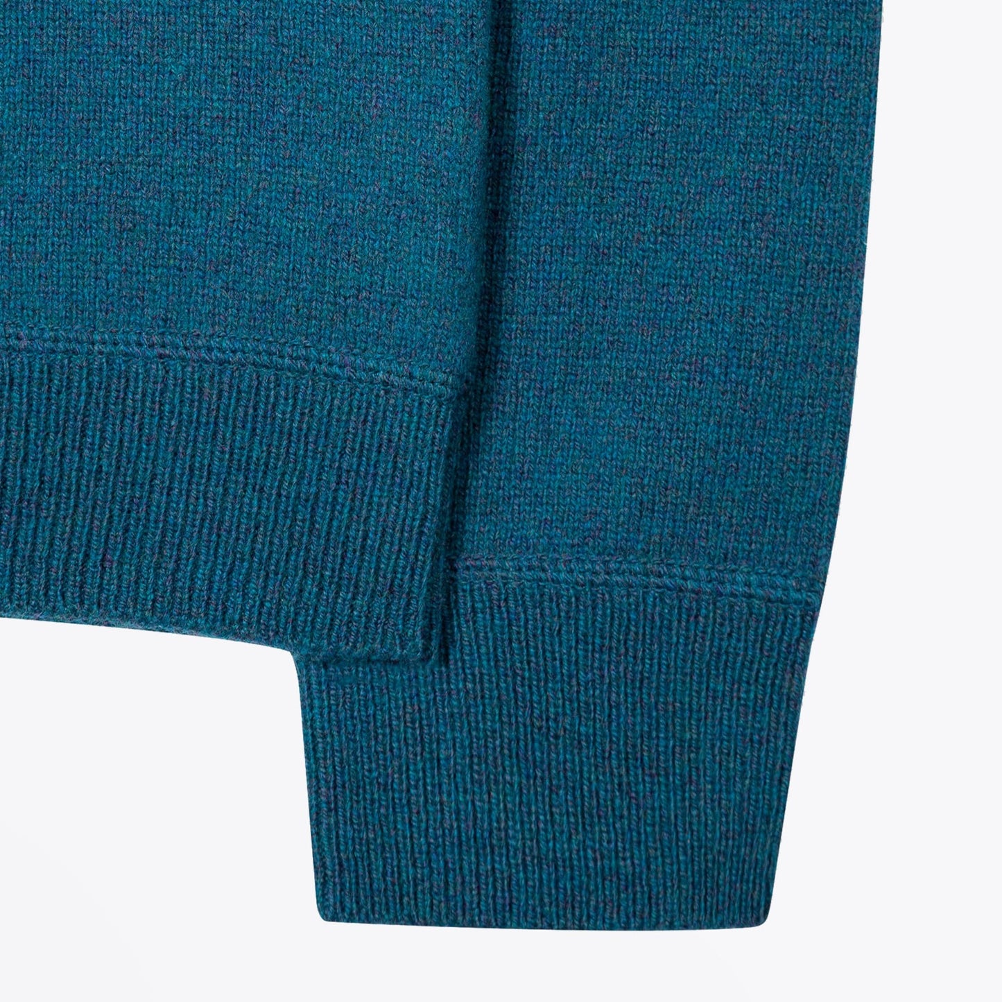 Merino Raglan Sleeve Sweater - Petrol Blue