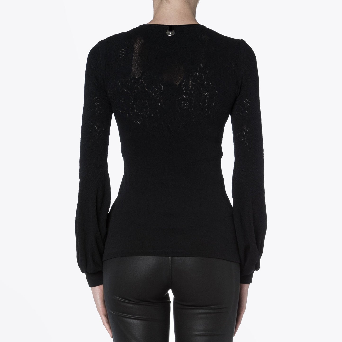 - Prompt - Skinny Seamless Sweater - Black