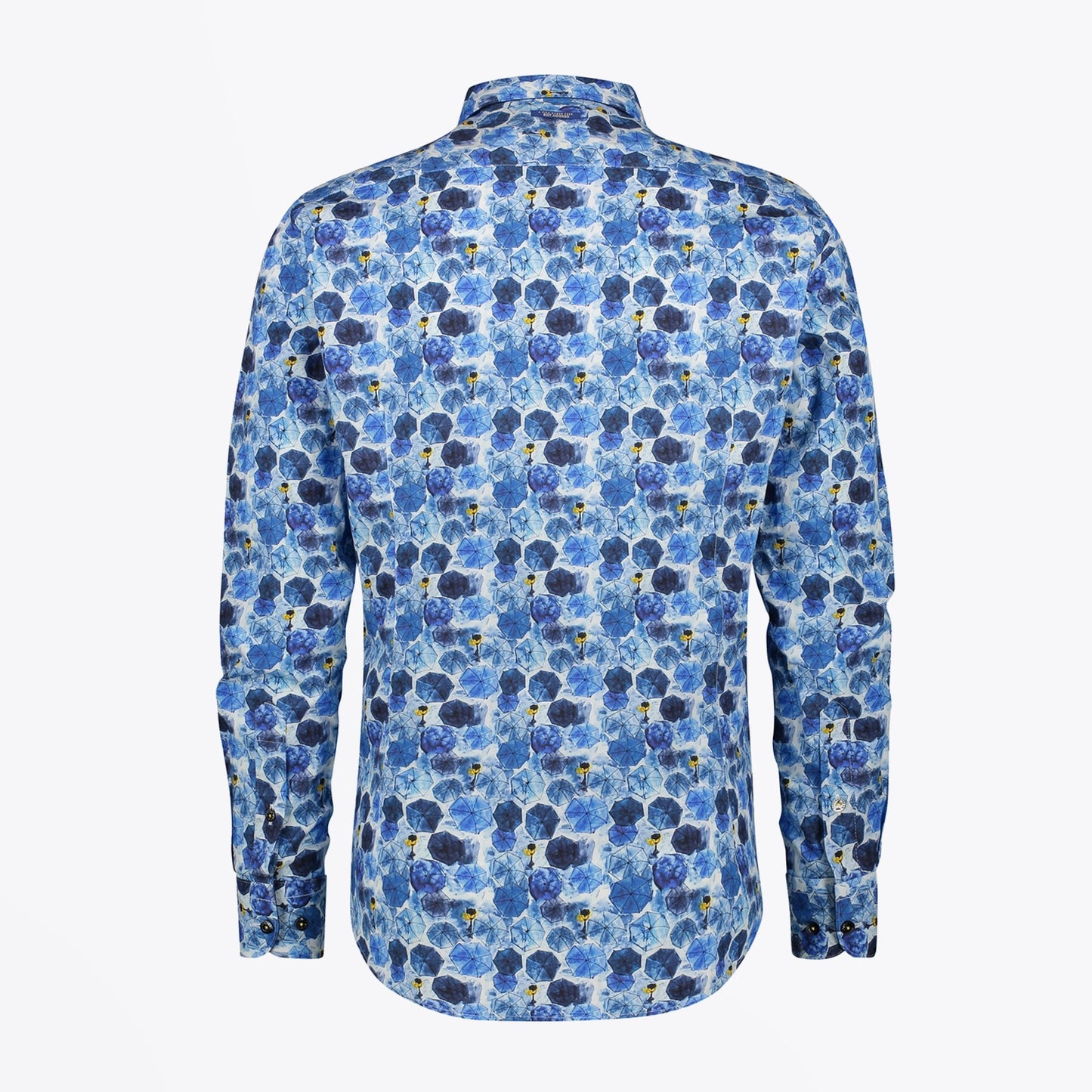 - Blue Umbrella Print Shirt  - Blue