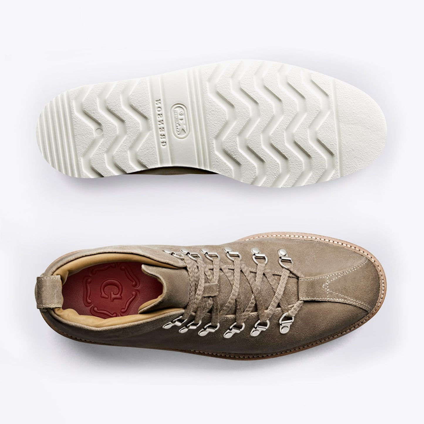 - Bobby - Suede Hiker Boot - Taupe