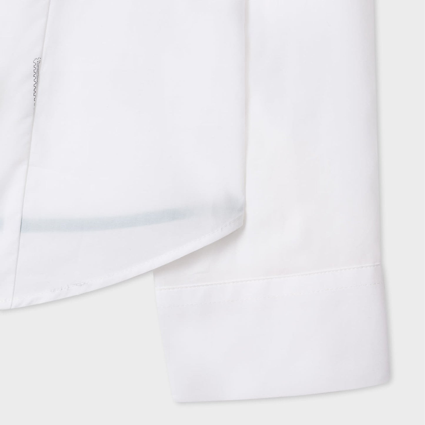 - Slim-Fit 'Stamps' Print Shirt - White