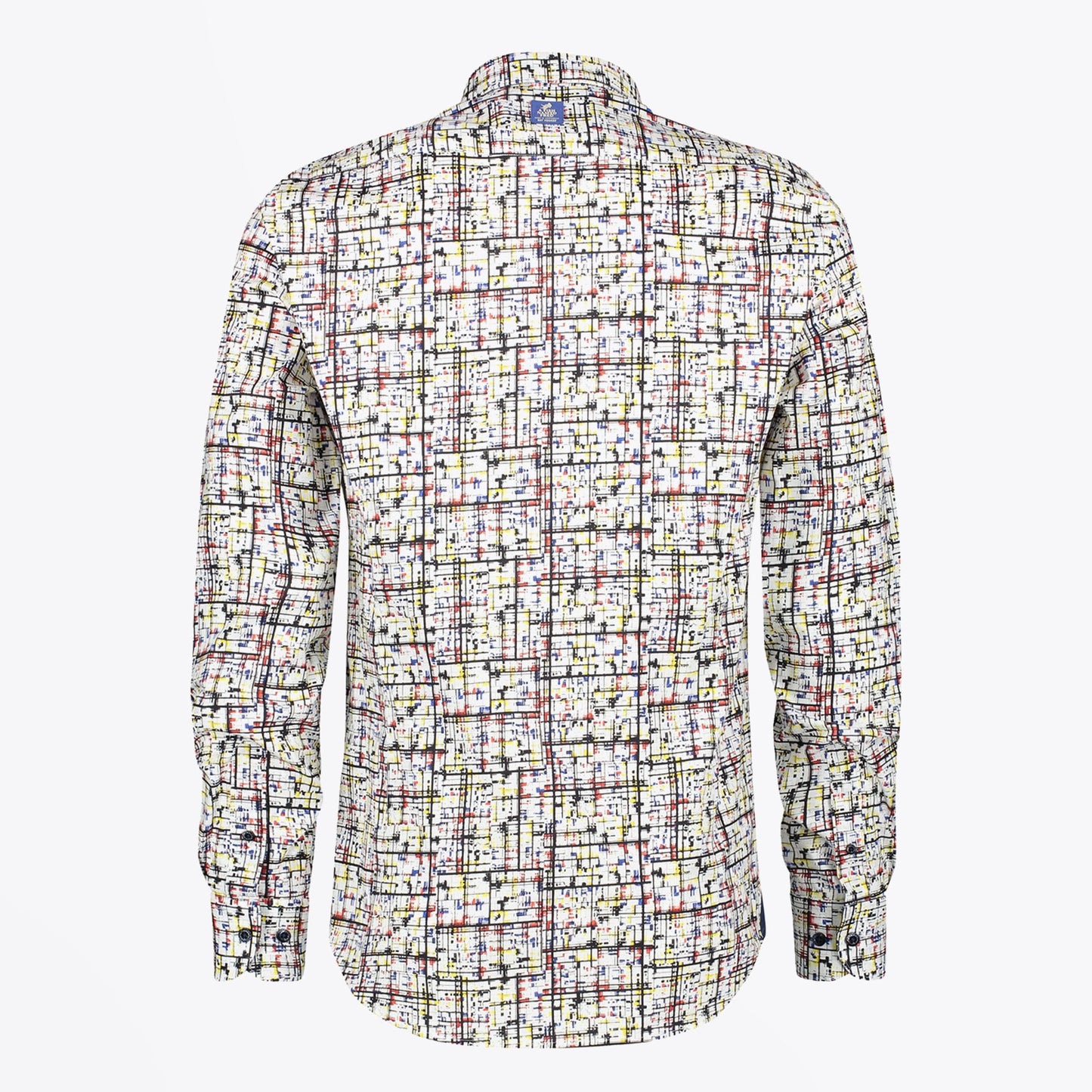 Mondrian Art Print Shirt - White/Multi