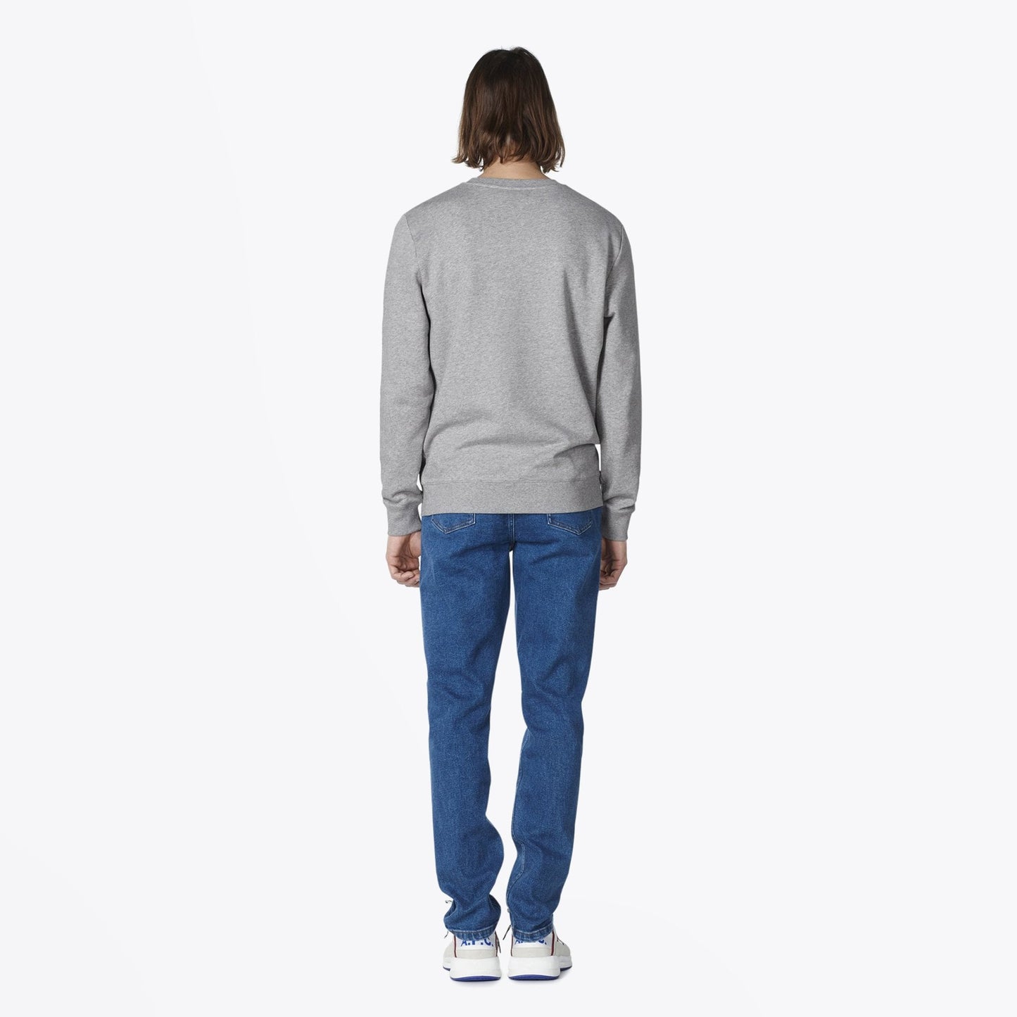 VPC Brushed Cotton Sweater - Grey