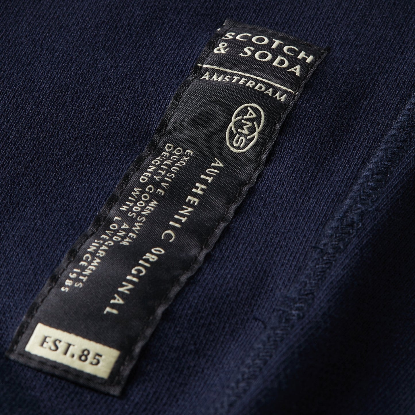 - Cotton Sweatshirt - Navy