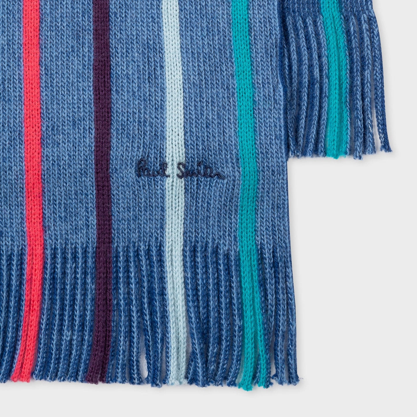 - Twisted 'Artist Stripe' Wool Scarf - Multi