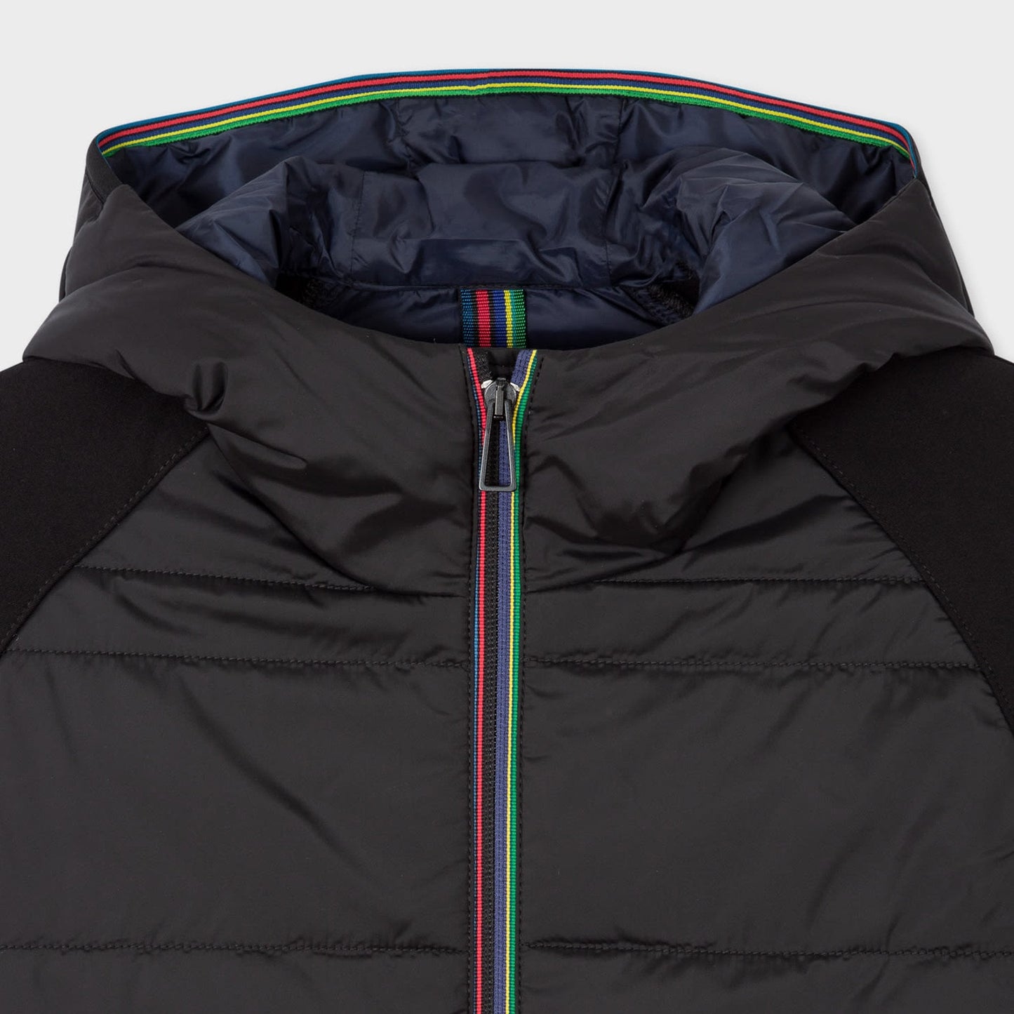 - Zip-Through Hooded Jacket - Black