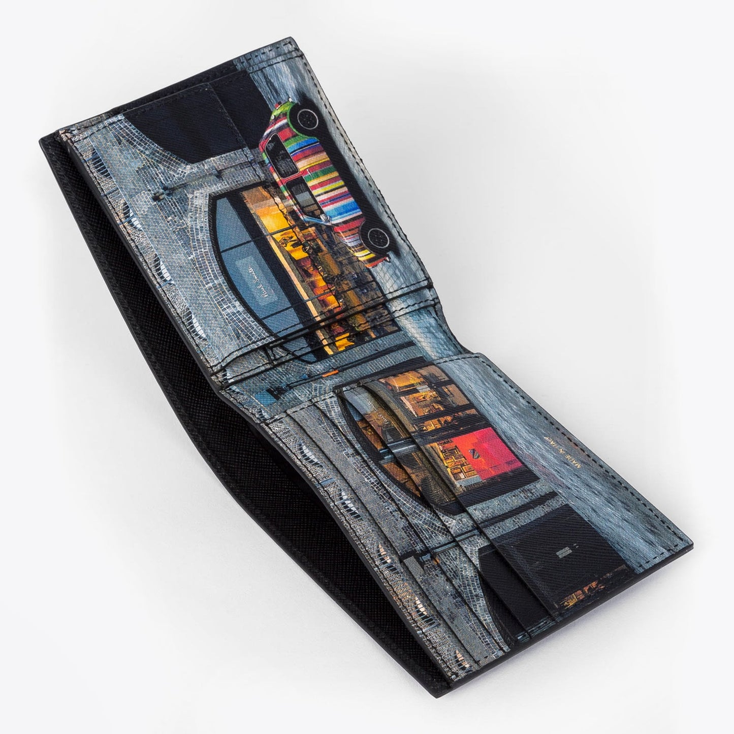 - ���Mini Kings Cross��� Print Wallet - Black