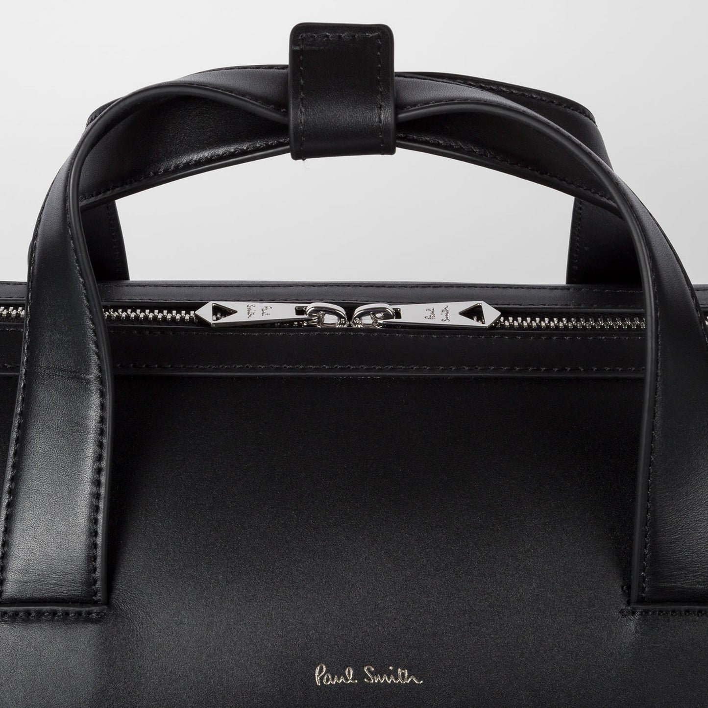 - 'Mini Kings Cross' Print Canvas Holdall - Black