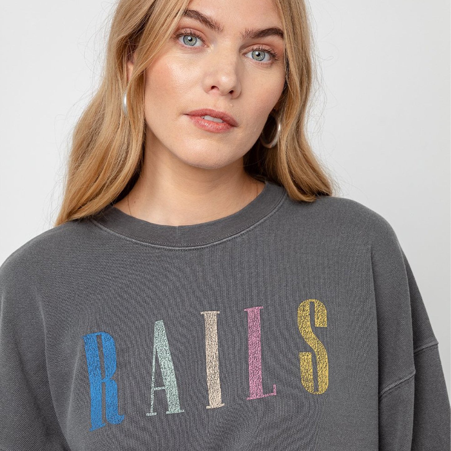 - Rails Signature Sweatshirt - Grey