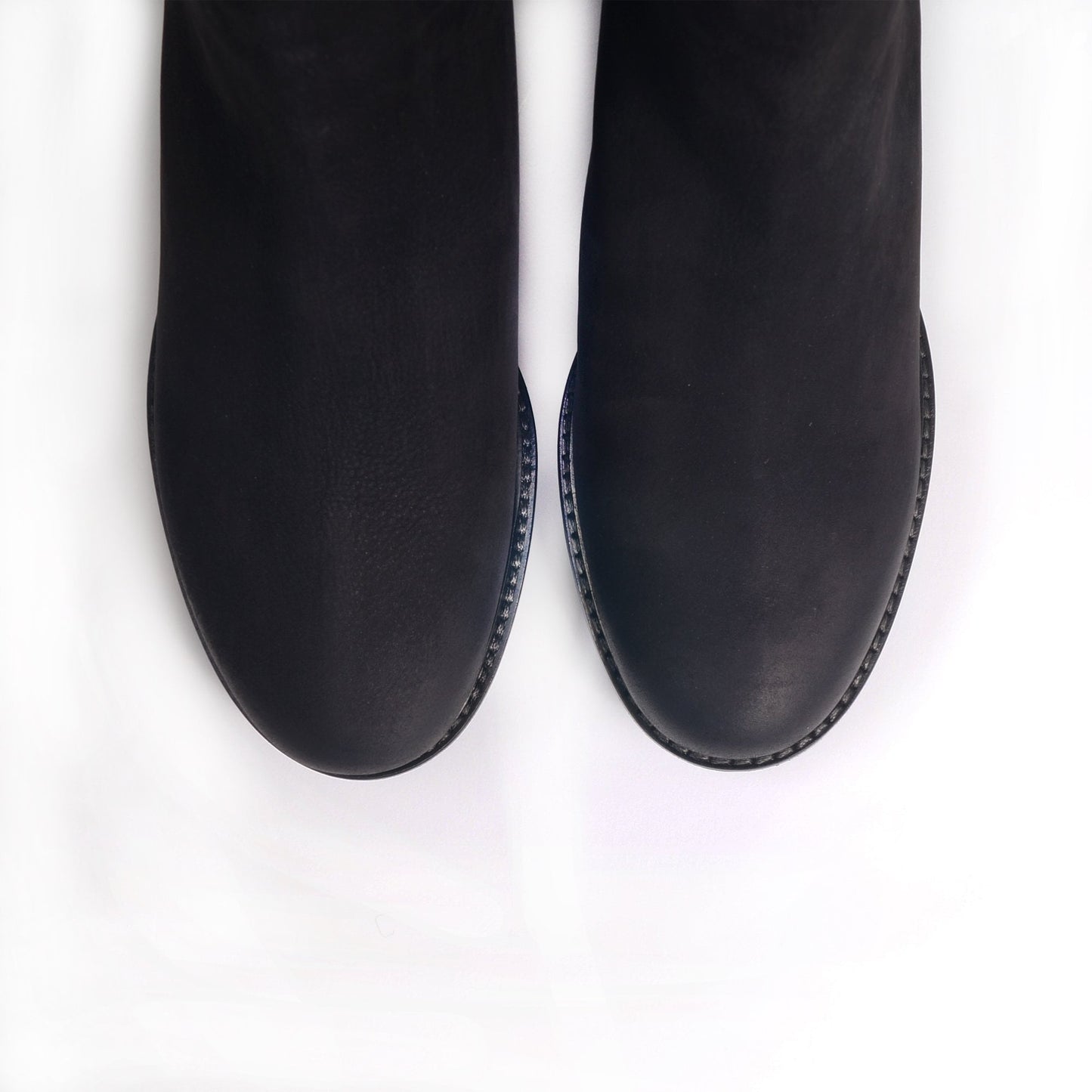 - Nubuck Ankle Boots - Black