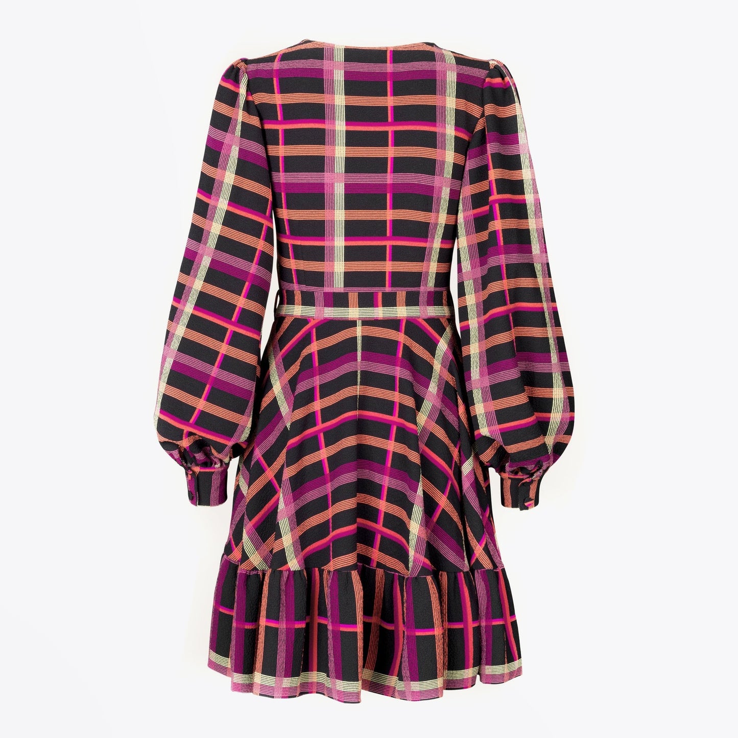 - Farrow - Plaid Short Dress - Multi