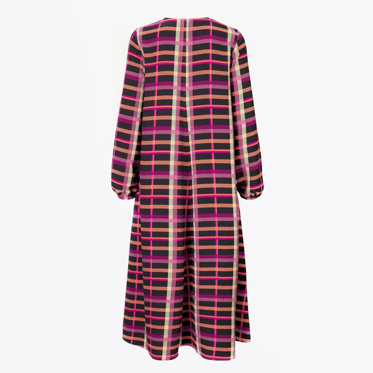 - Brooklyn - Plaid Long Dress - Multi
