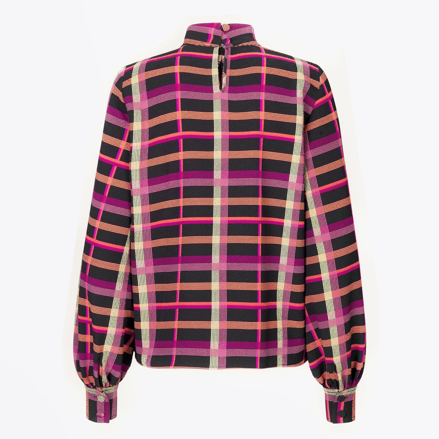 Eddy - Plaid Stretch Top - Multi