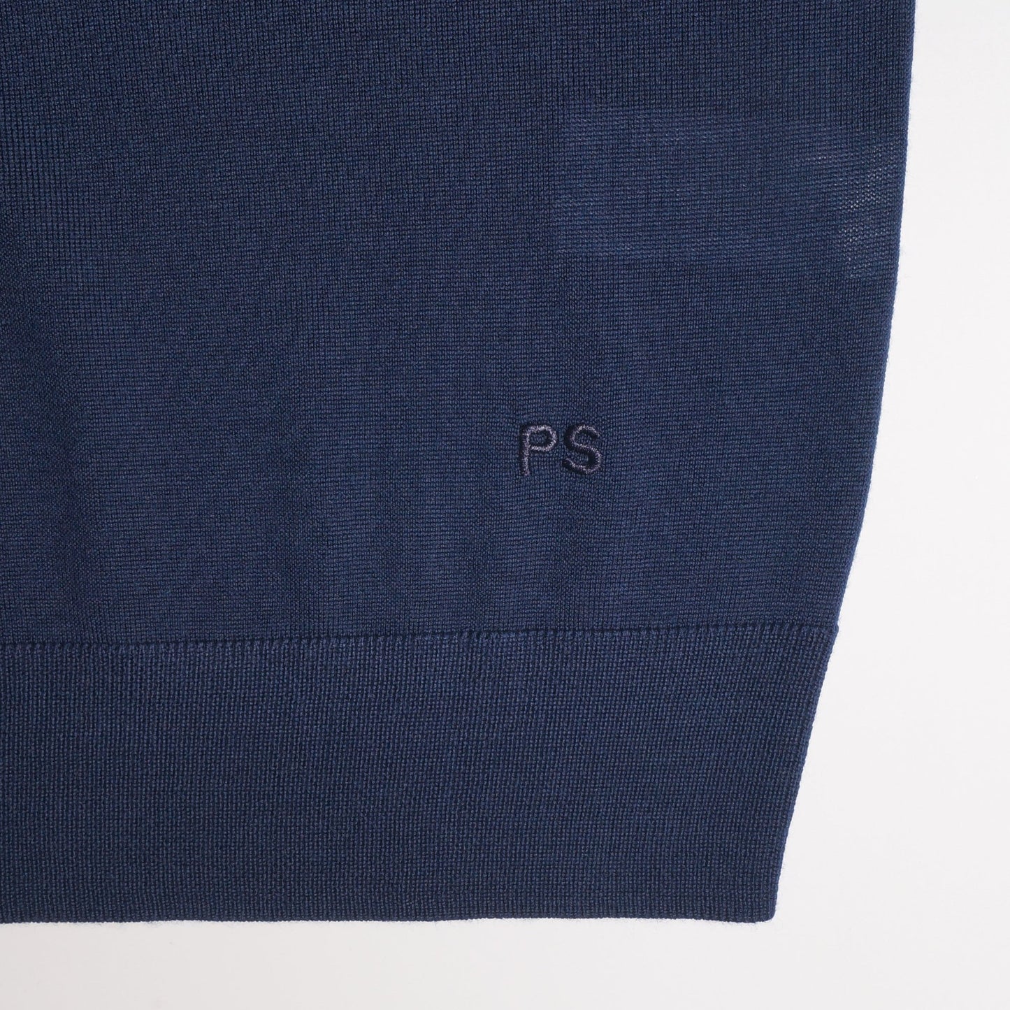 - Zip Neck Pullover - Navy