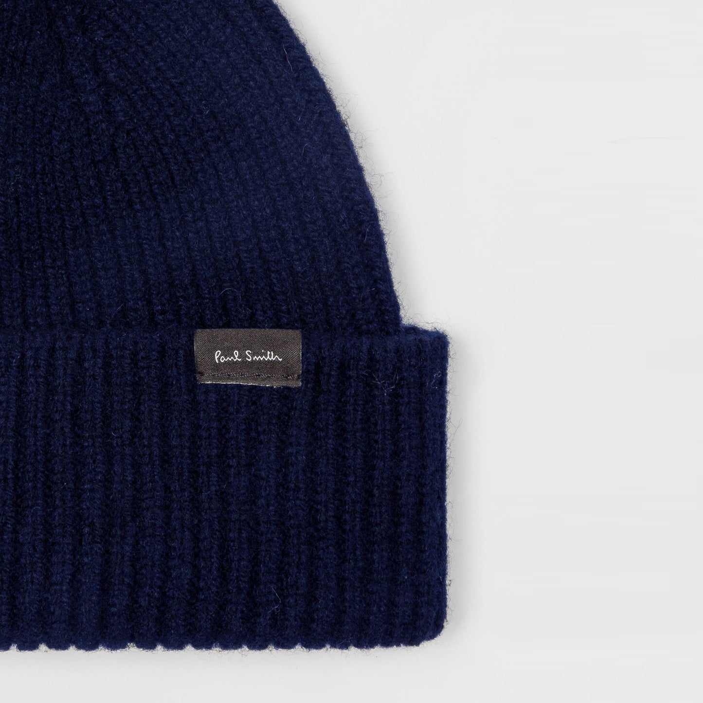 - Wool Bobble Hat - Navy