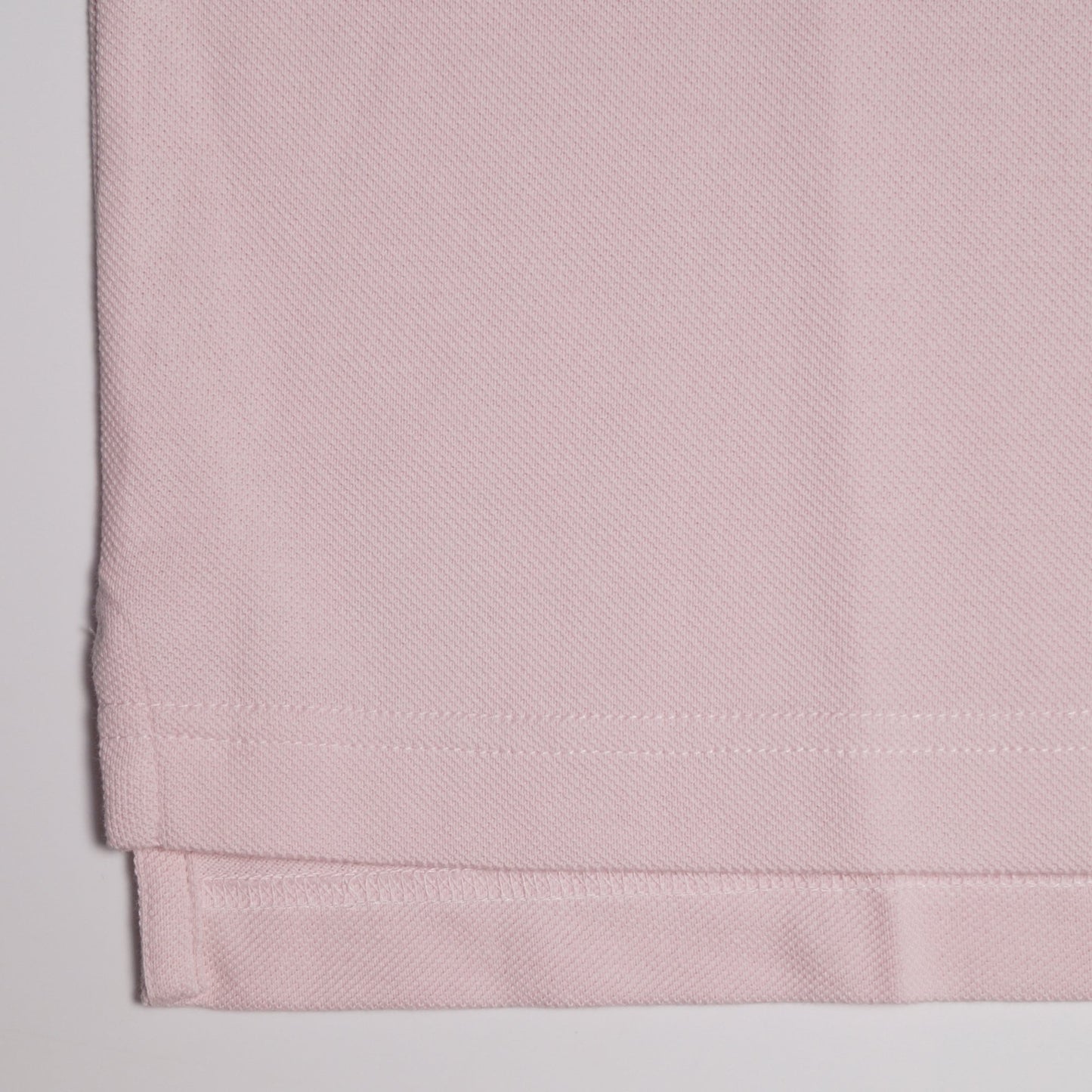 - Rose Patch Polo Shirt - Powder Pink
