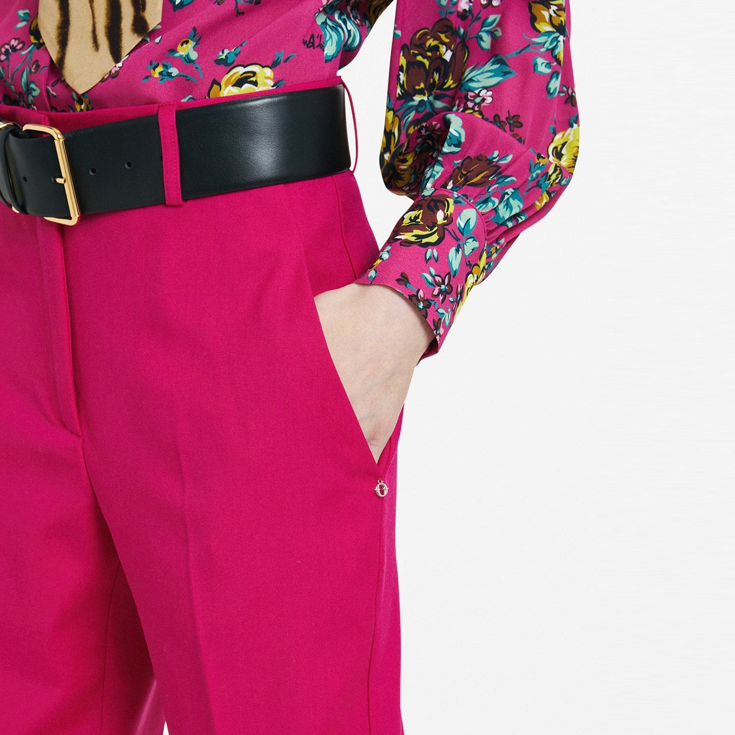 - Cigarette Trousers - Pink