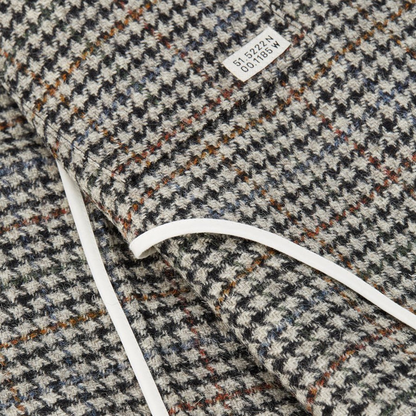 - Solms - Wool Houndstooth Jacket - Beige