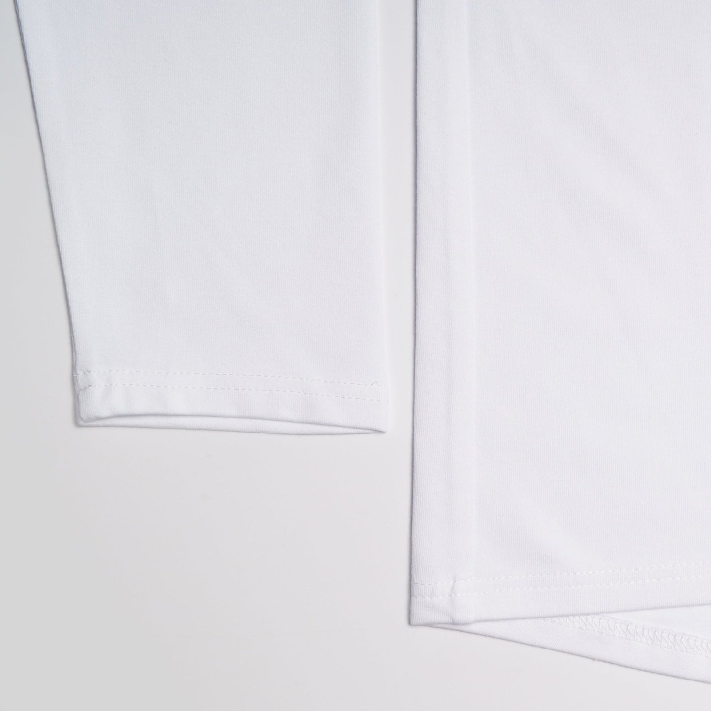 V-Neck Long Sleeve Top - White