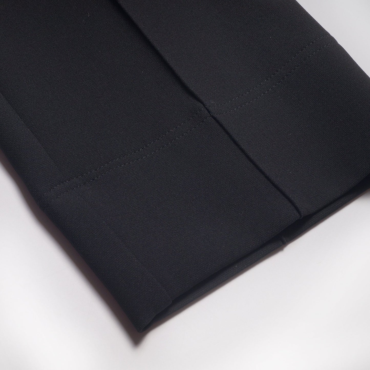 - Relaxed Button-Waist Trousers - Black