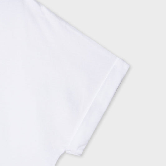 - 'Shrimply The Best' Logo T-Shirt - White