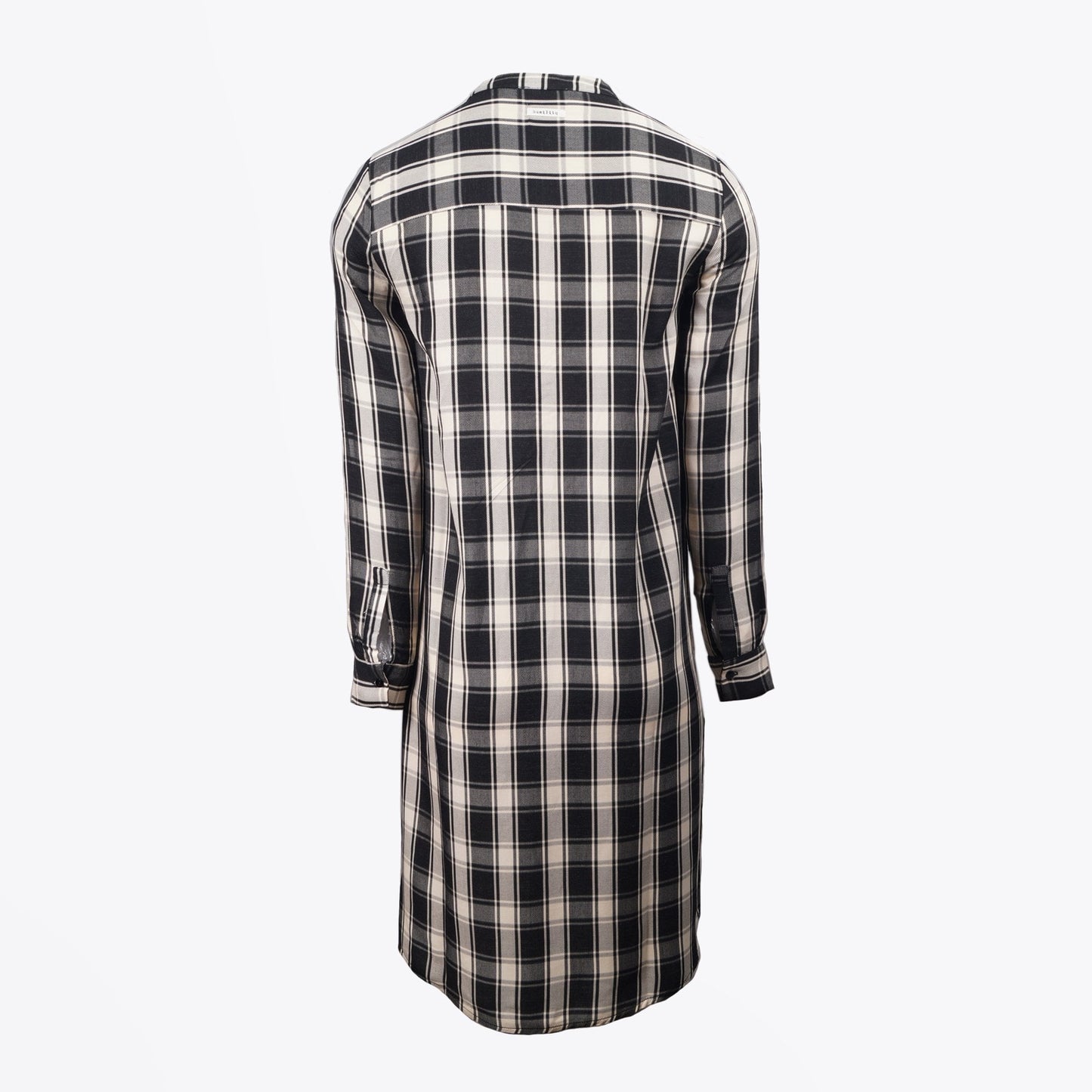 - Checked Dress - Black/White