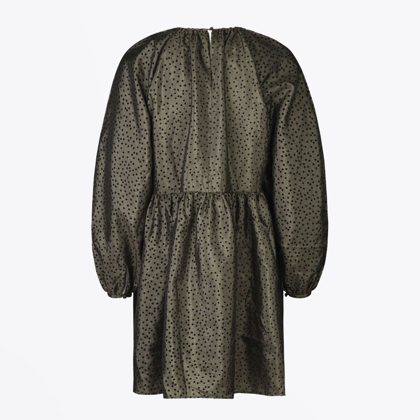 - Kelly - Mini Floral Dress - Deep Green