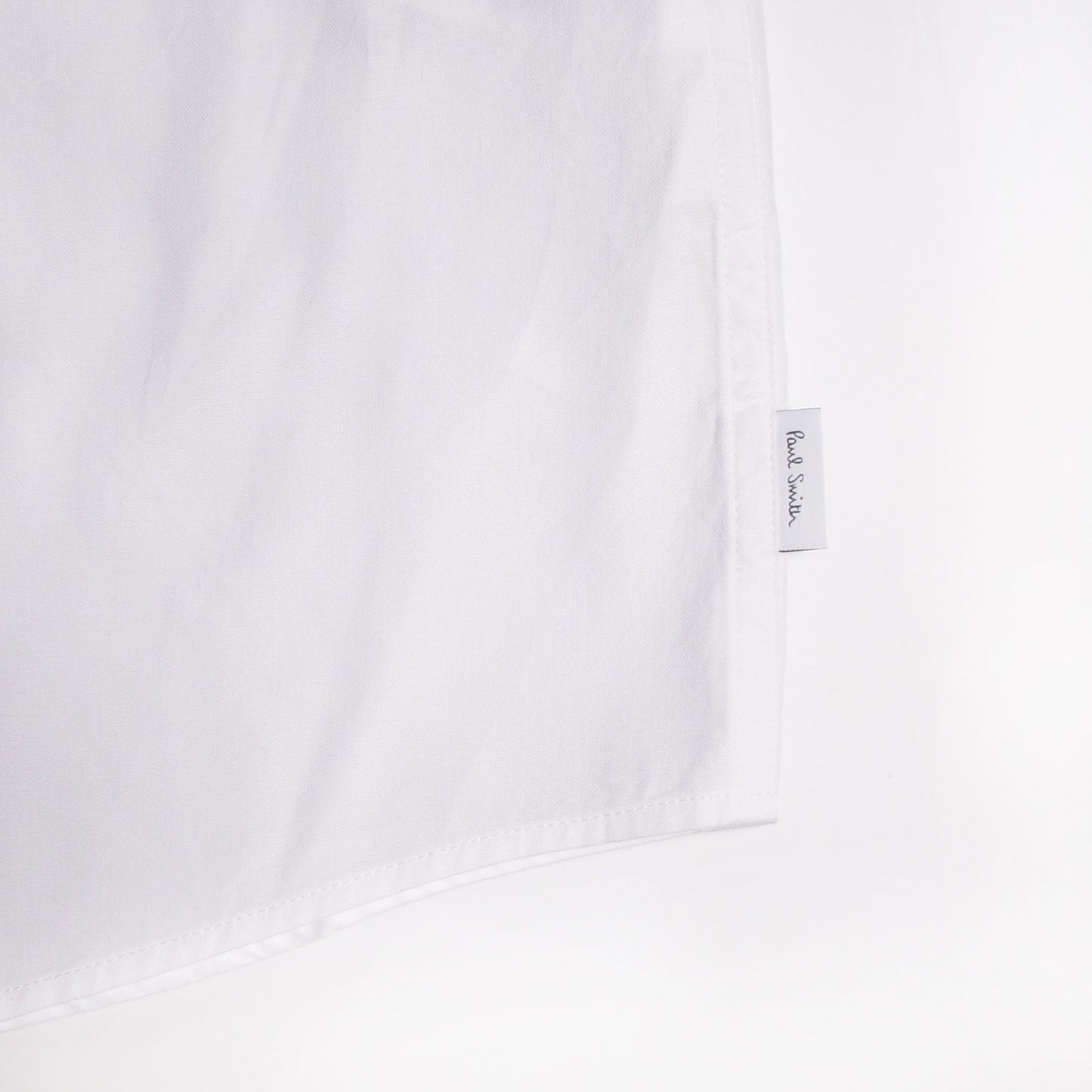 - Organic Cotton Stripe Placket Shirt - White