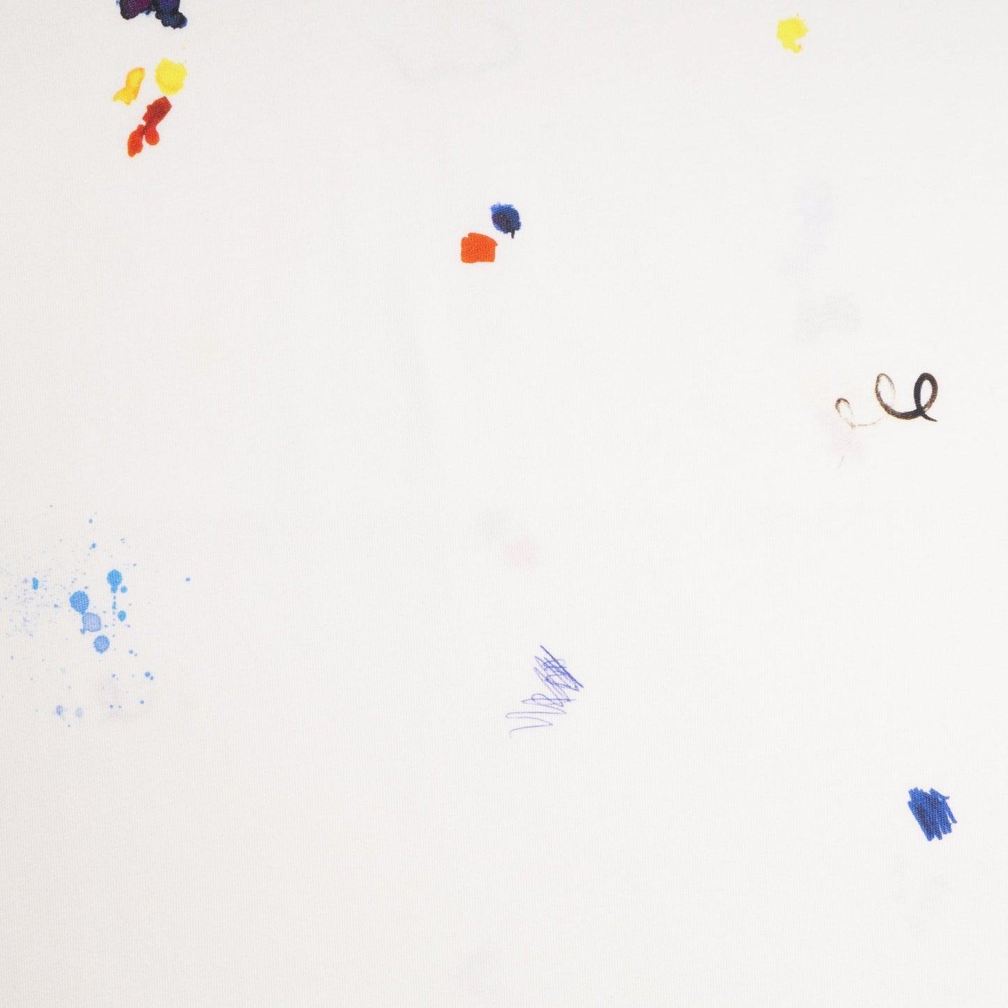 - 'Scribble' Round-Neck Tee - White