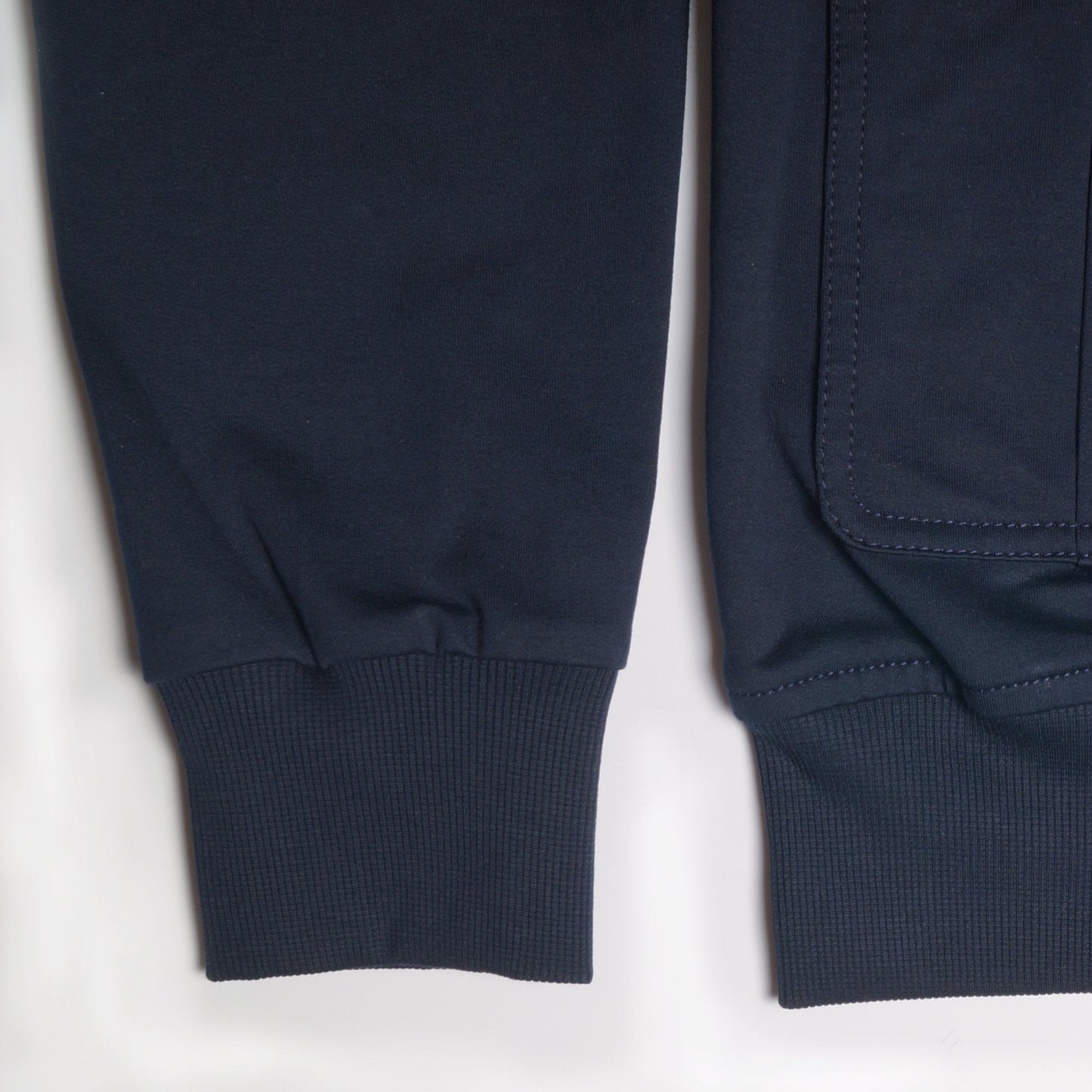Jersey Bomber Jacket - Navy