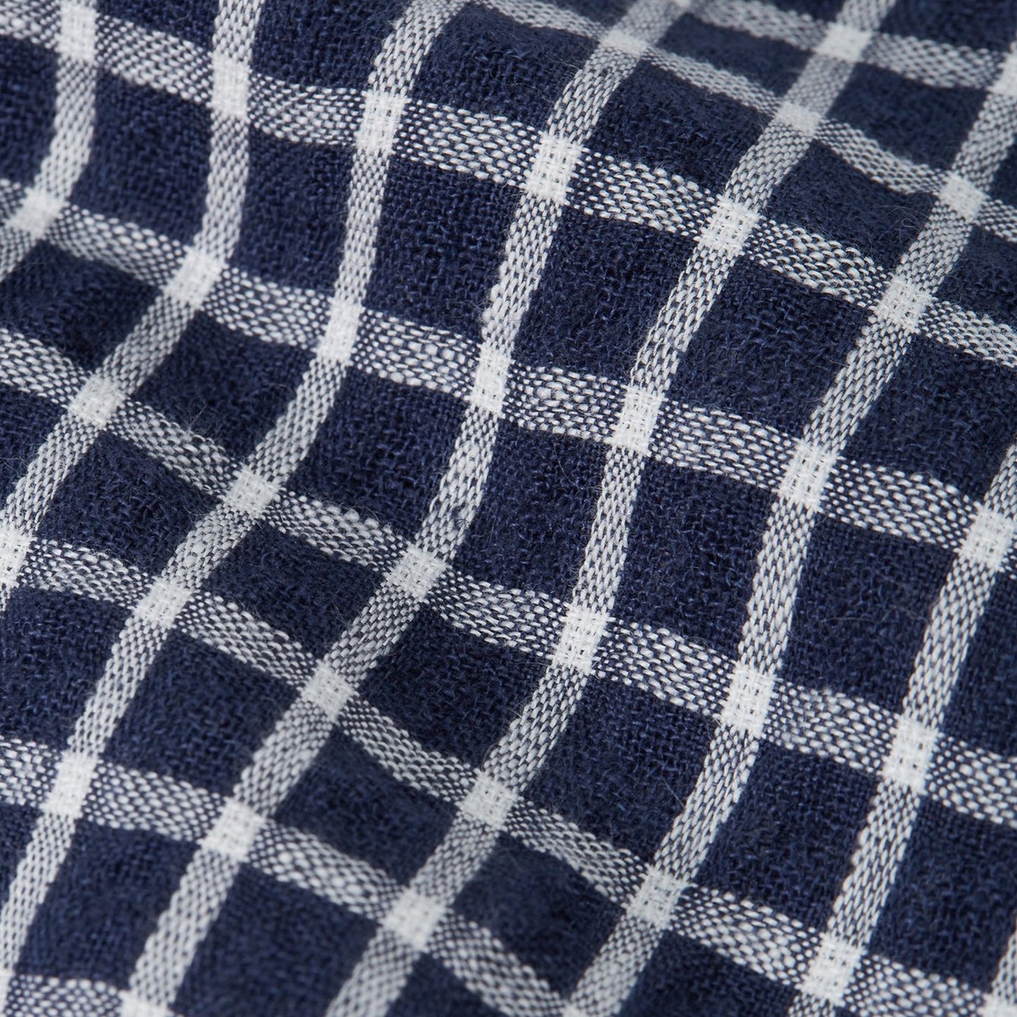 Hawaiian - Check Shirt - Navy