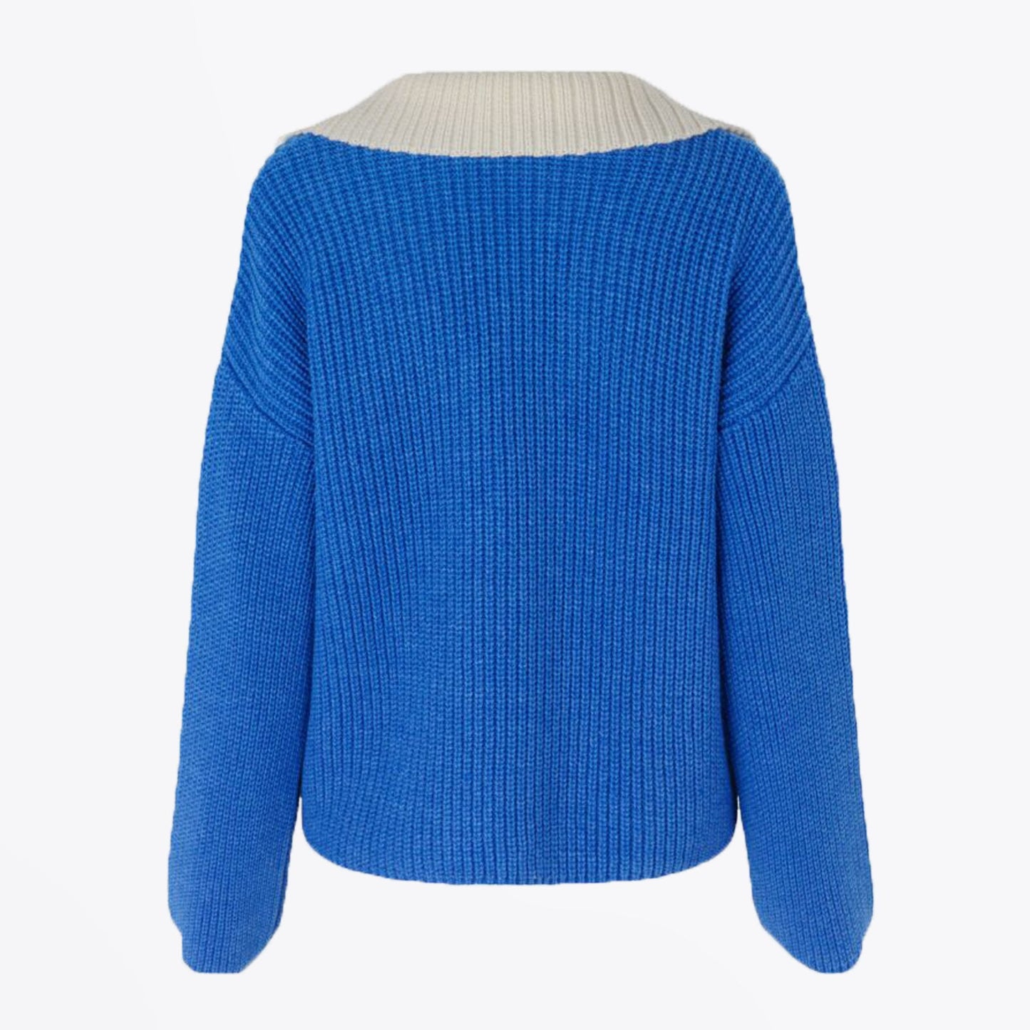- Cochetta Knitted Sweater - Blue