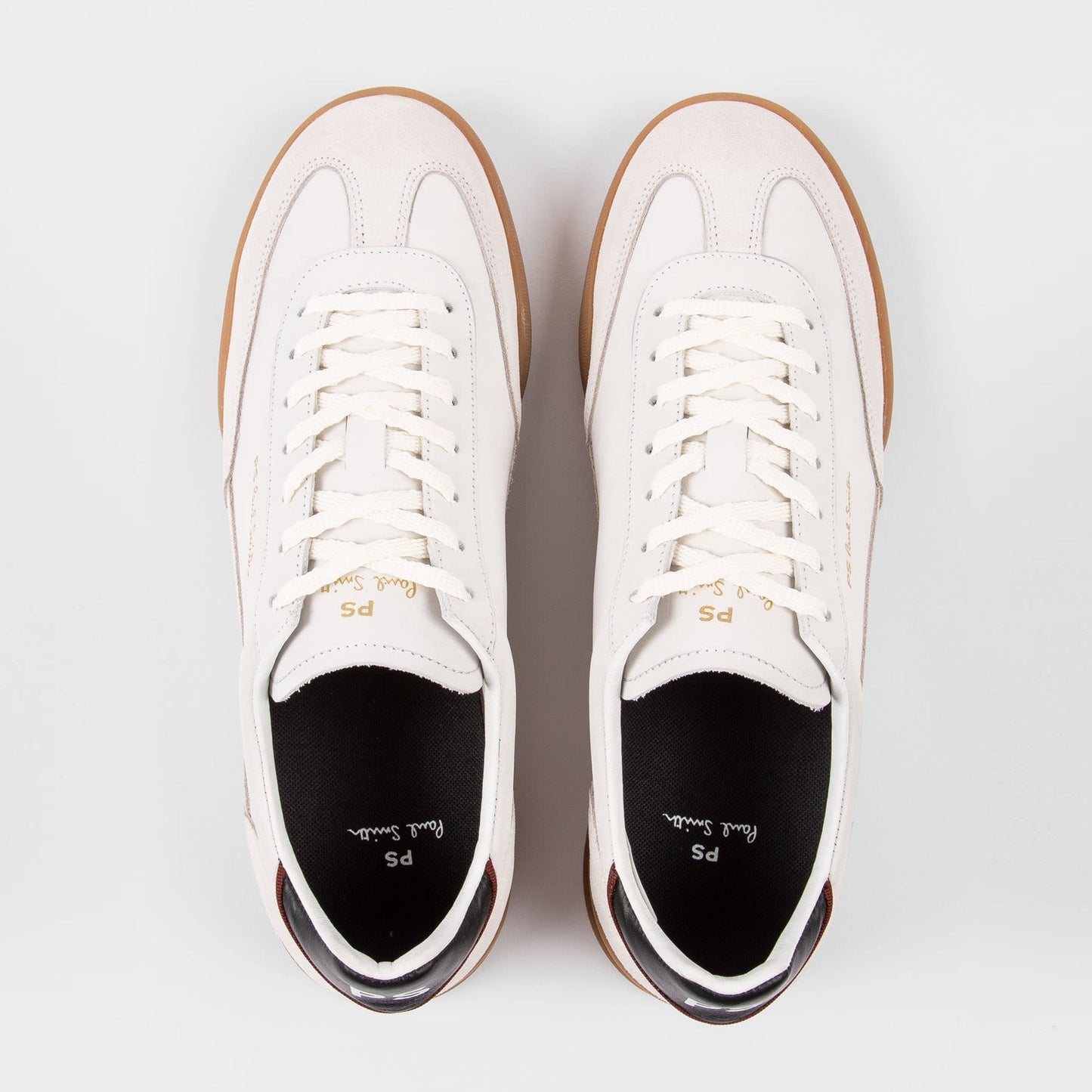 - Nubuck Leather 'Dover' Trainers - White