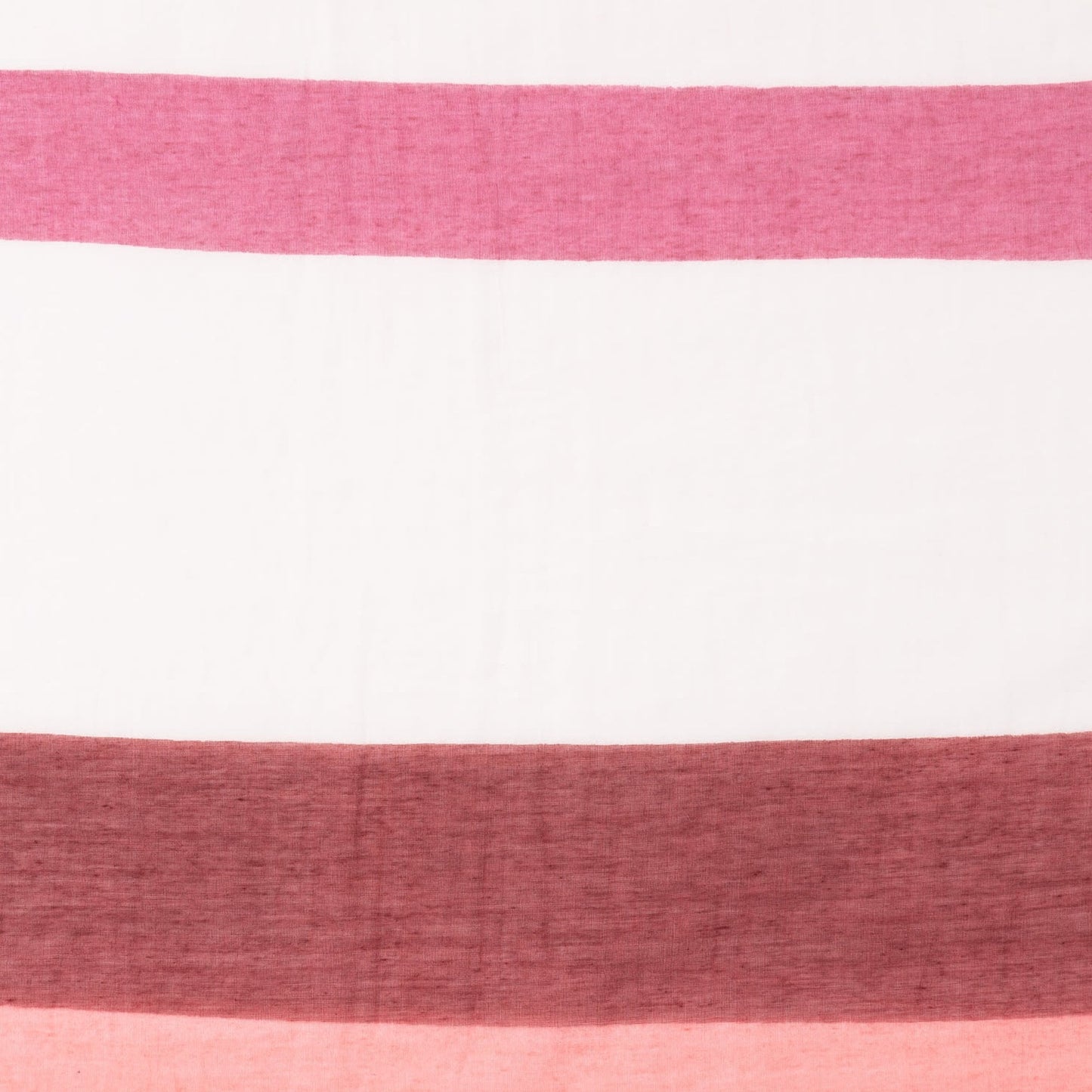 - 'Painted Stripe' Print Silk-Blend Scarf - Pink