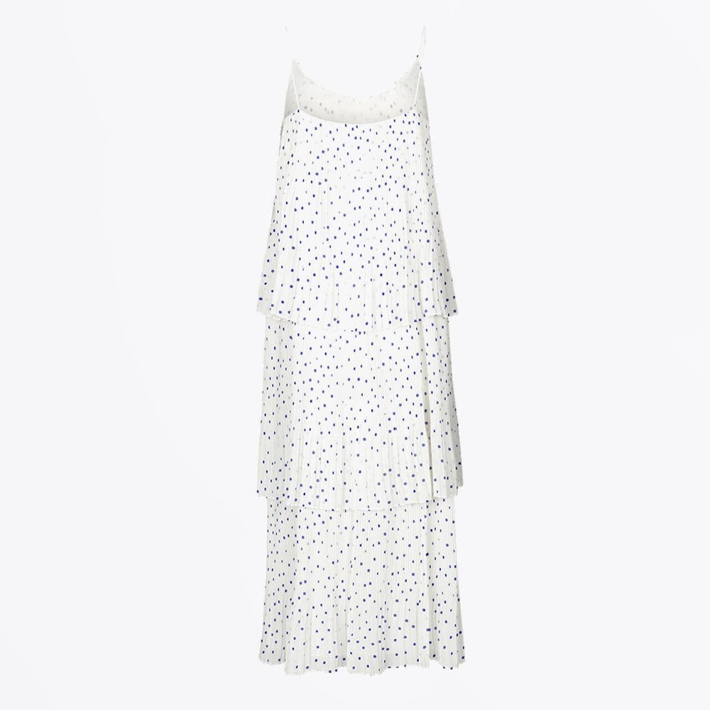 Tatiana Dot Print Dress - White
