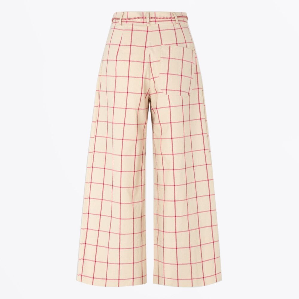- Nour Trousers - Pink Check