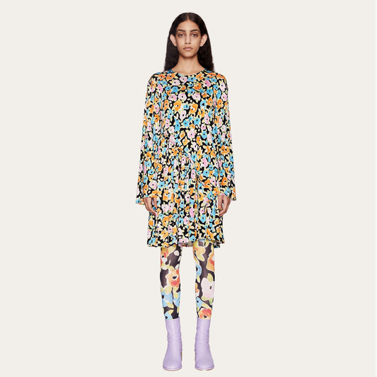 - River - Floral Print Dress - Multi