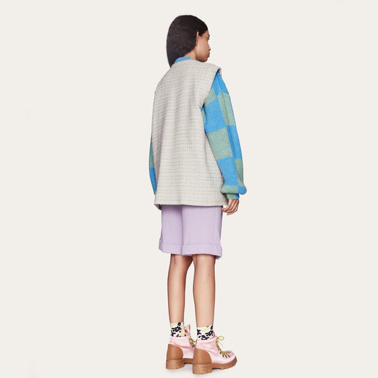 - Estella - High-Rise Shorts - Lilac