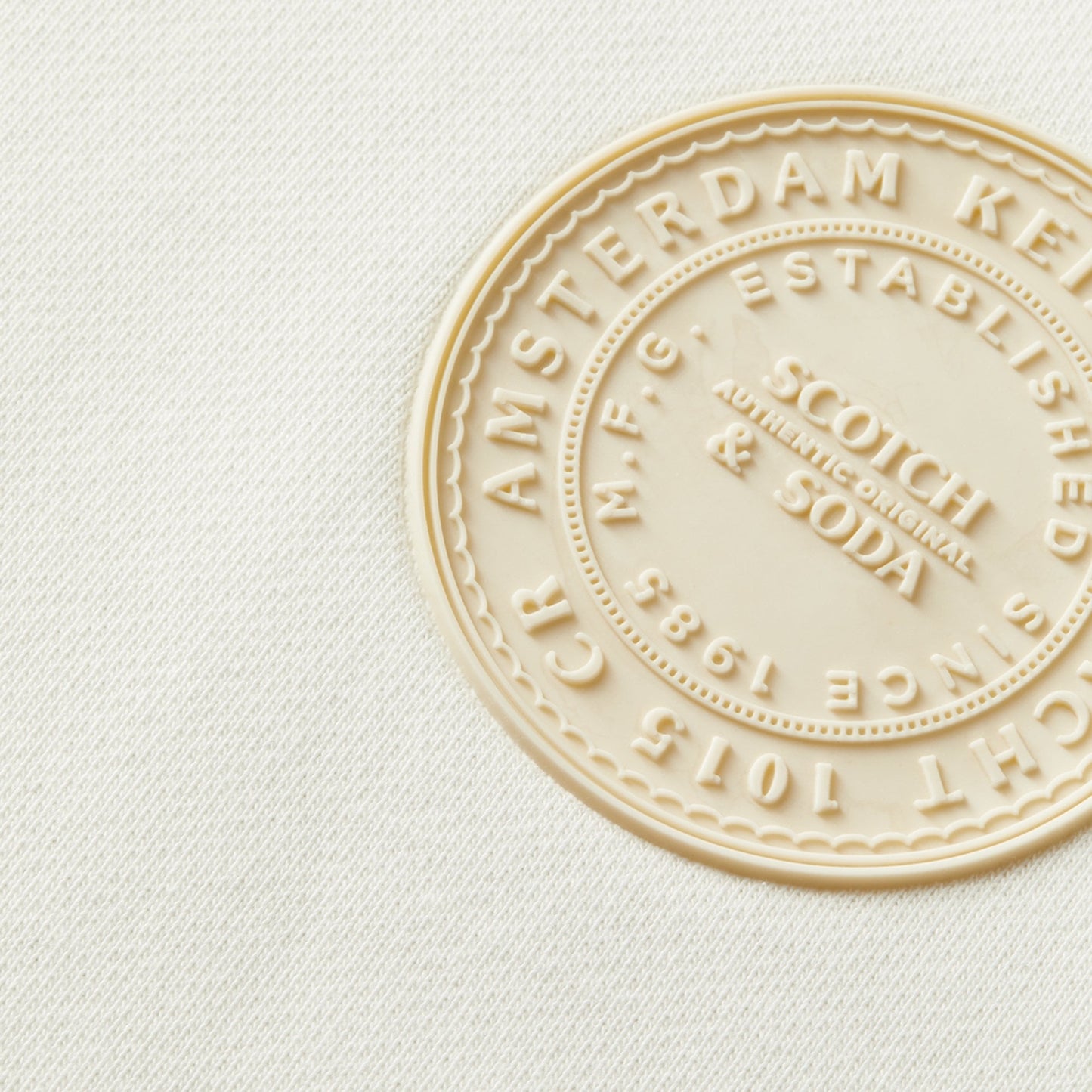 - Organic Cotton-Blend Sweatshirt - White