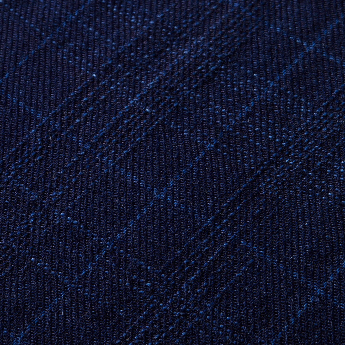 - Slim-Fit Checked Shirt - Navy