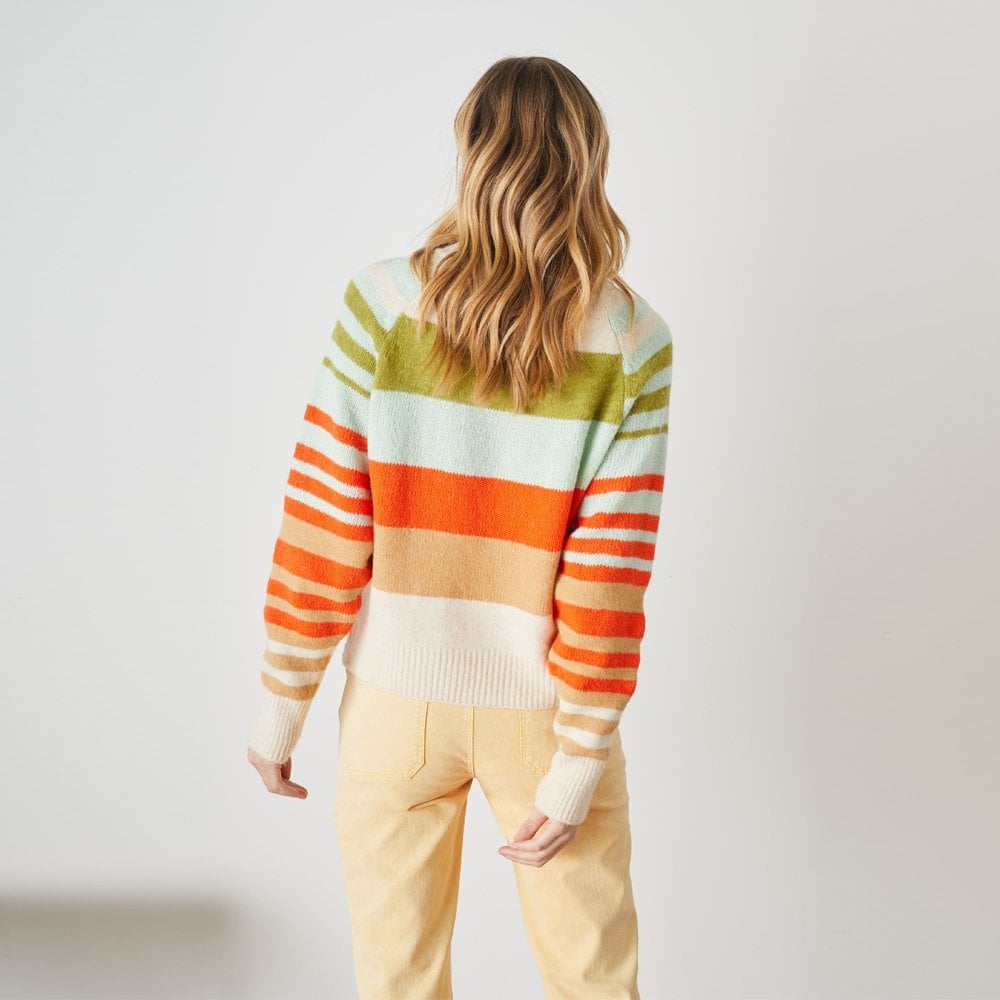 Nine Rainbow Jumper - Almond