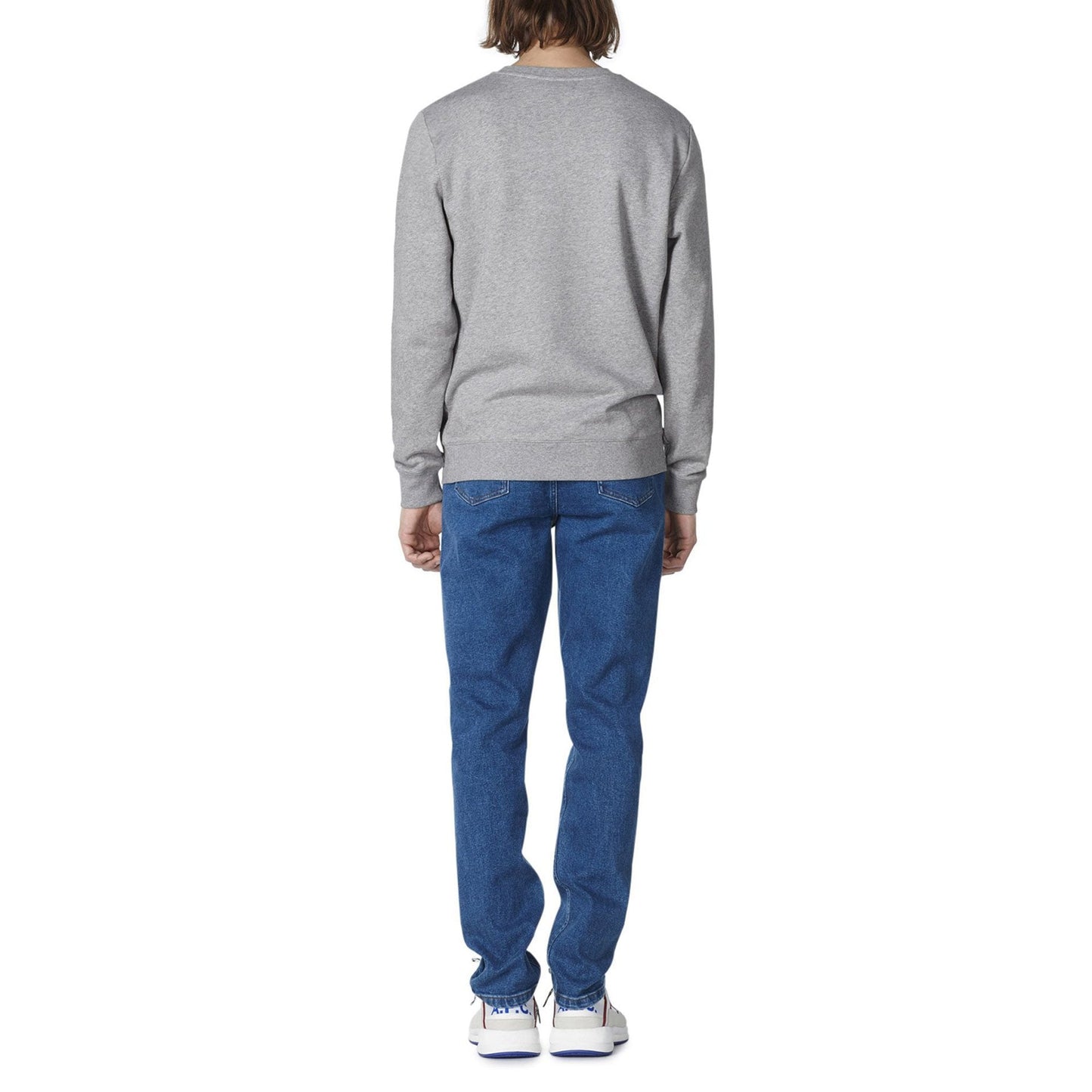 VPC Brushed Cotton Sweater - Grey