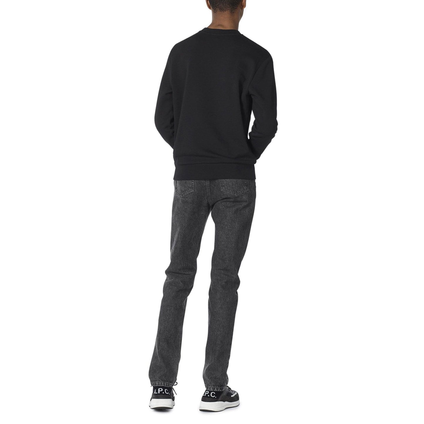 - VPC Brushed Cotton Sweater - Black