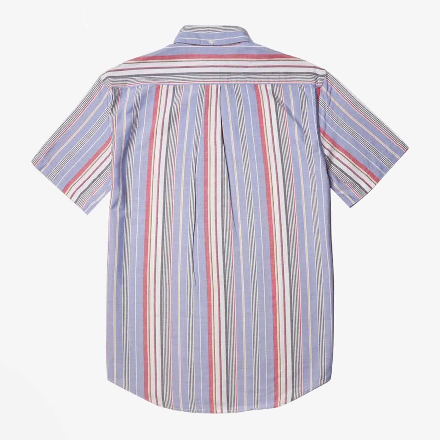 - Nautical Stripe Short-Sleeve Shirt - Blue
